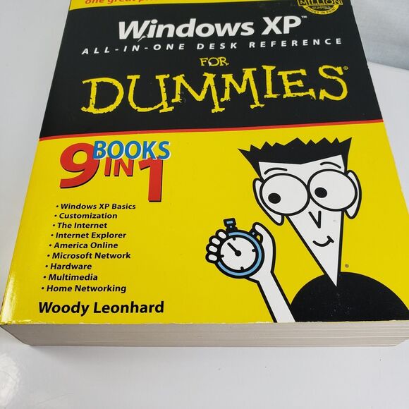 Windows XP All-In-One Desk Reference For Dummies  (FOR By Woody Leonhard **NEW** - Picture 2 of 16